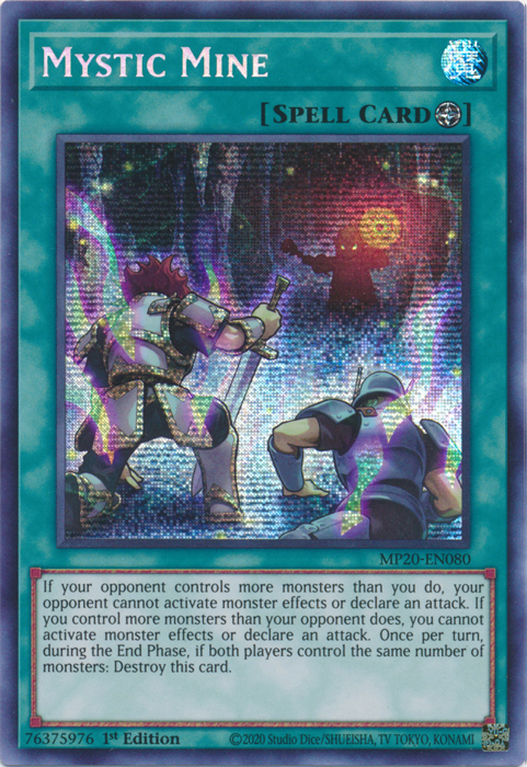 Mystic Mine [MP20-EN080] Prismatic Secret Rare | Card Merchant Takapuna