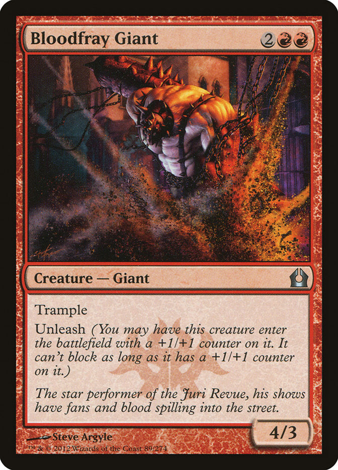 Bloodfray Giant [Return to Ravnica] | Card Merchant Takapuna