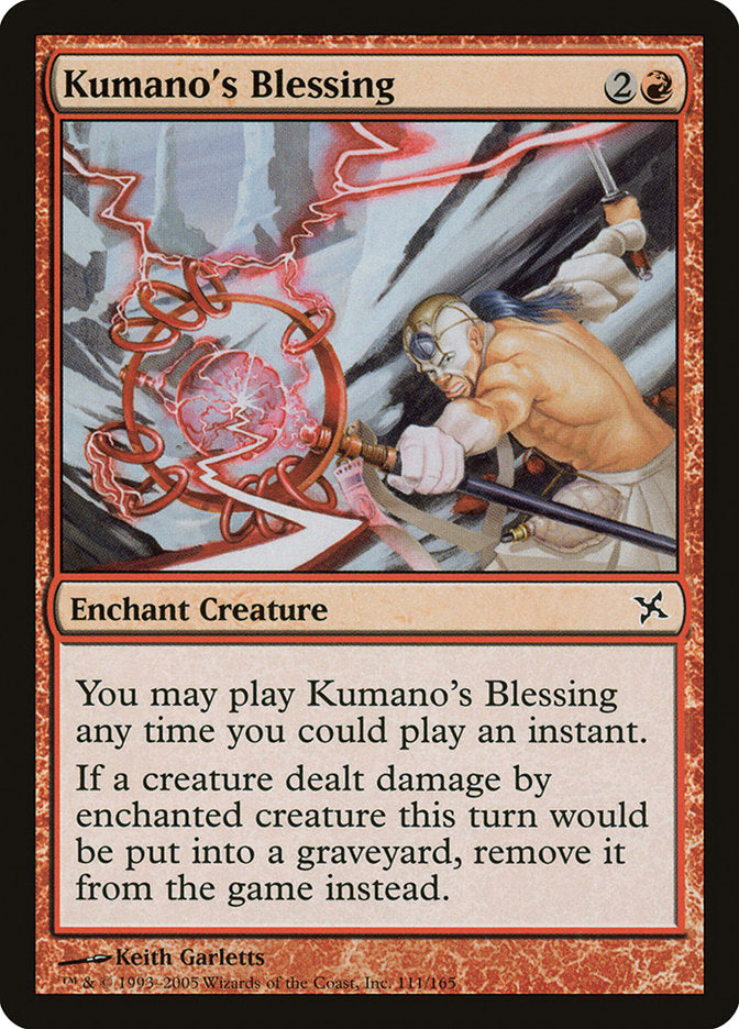 Kumano's Blessing [Betrayers of Kamigawa] | Card Merchant Takapuna