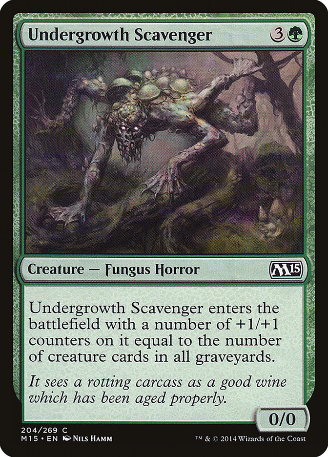 Undergrowth Scavenger [Magic 2015] | Card Merchant Takapuna