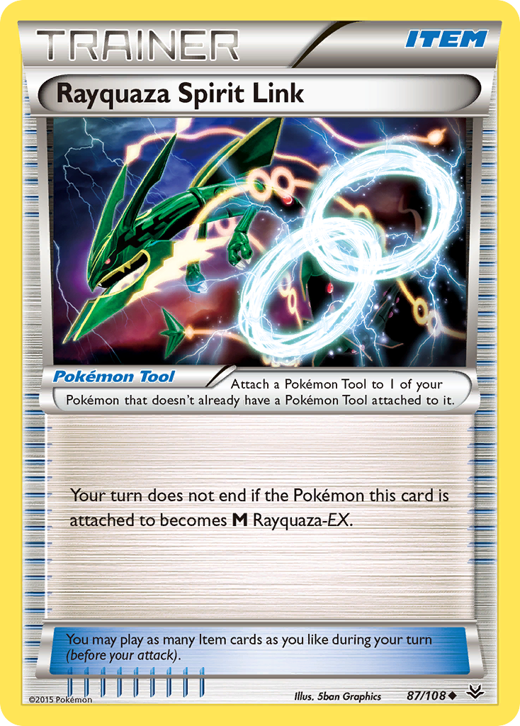 Rayquaza Spirit Link (87/108) [XY: Roaring Skies] | Card Merchant Takapuna