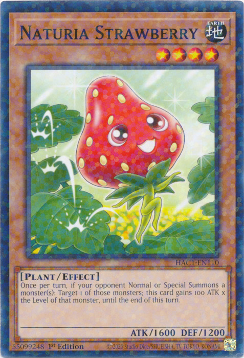 Naturia Strawberry (Duel Terminal) [HAC1-EN110] Common | Card Merchant Takapuna