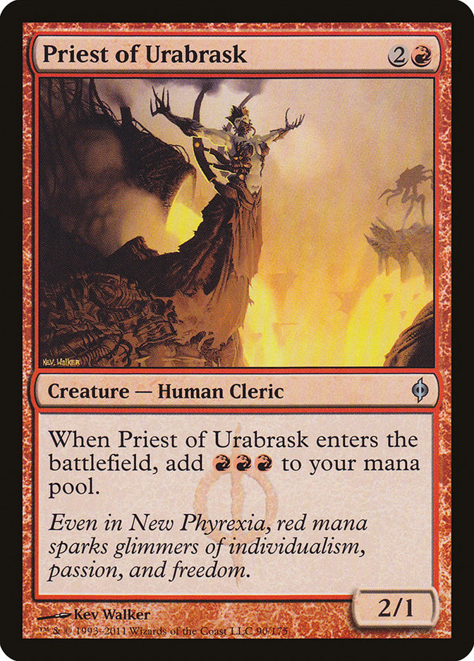 Priest of Urabrask [New Phyrexia] | Card Merchant Takapuna