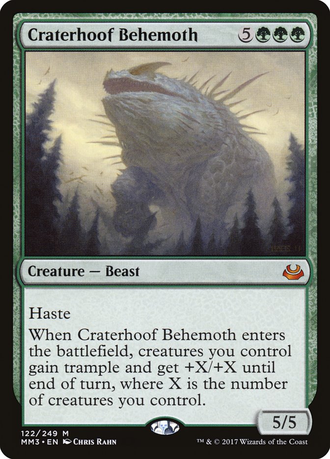 Craterhoof Behemoth [Modern Masters 2017] | Card Merchant Takapuna