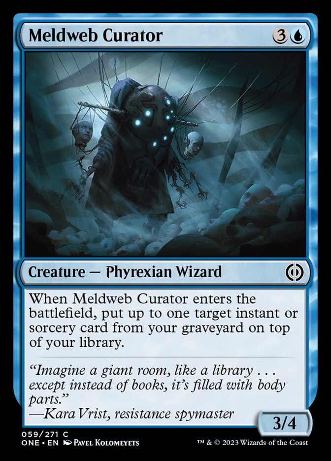 Meldweb Curator [Phyrexia: All Will Be One] | Card Merchant Takapuna