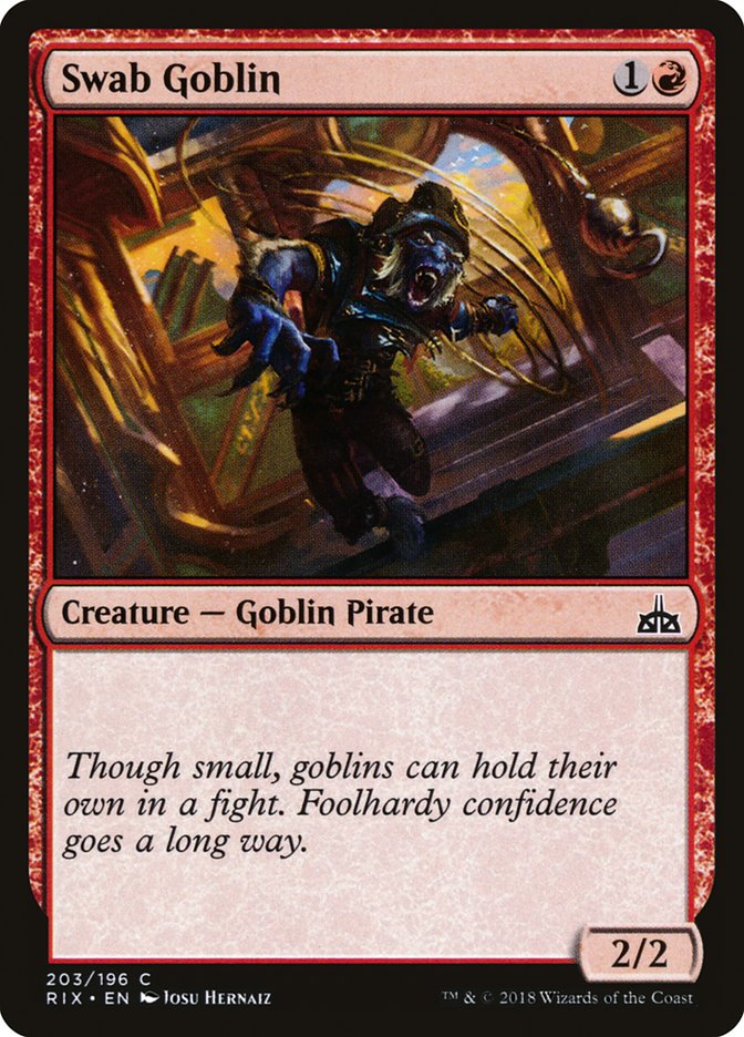 Swab Goblin [Rivals of Ixalan] | Card Merchant Takapuna