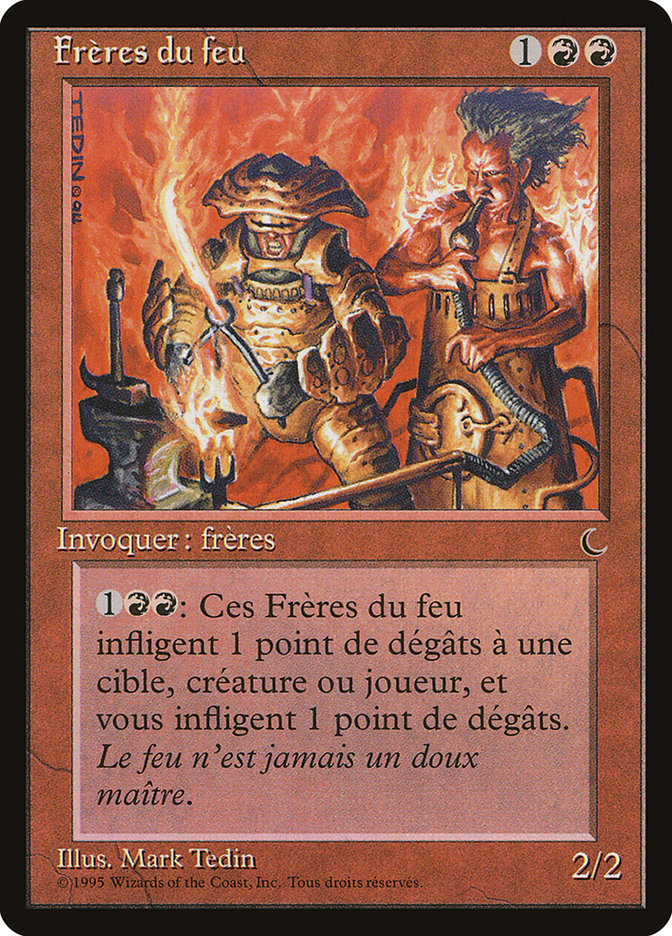 Brothers of Fire (French) - "Freres du feu" [Renaissance] | Card Merchant Takapuna