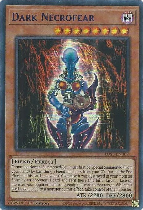 Dark Necrofear (Blue) [LDS3-EN002] Ultra Rare | Card Merchant Takapuna