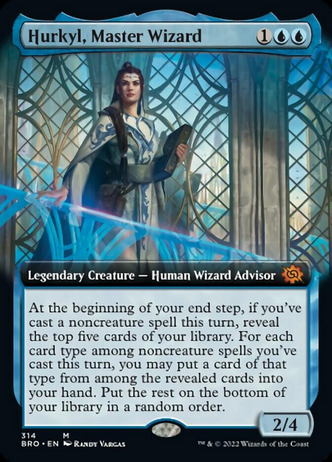 Hurkyl, Master Wizard (Extended Art) [The Brothers' War] | Card Merchant Takapuna