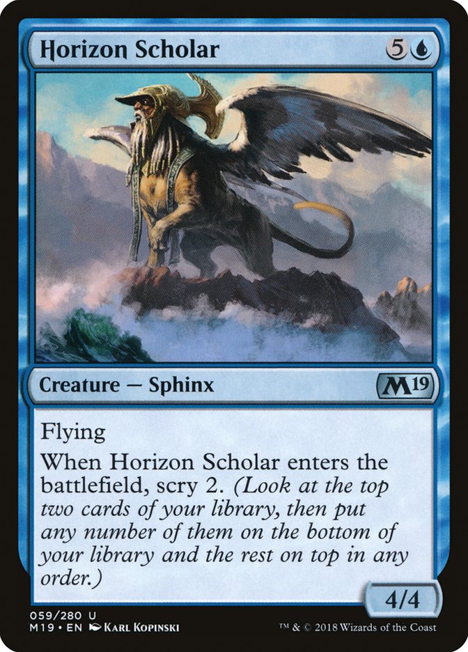 Horizon Scholar [Core Set 2019] | Card Merchant Takapuna