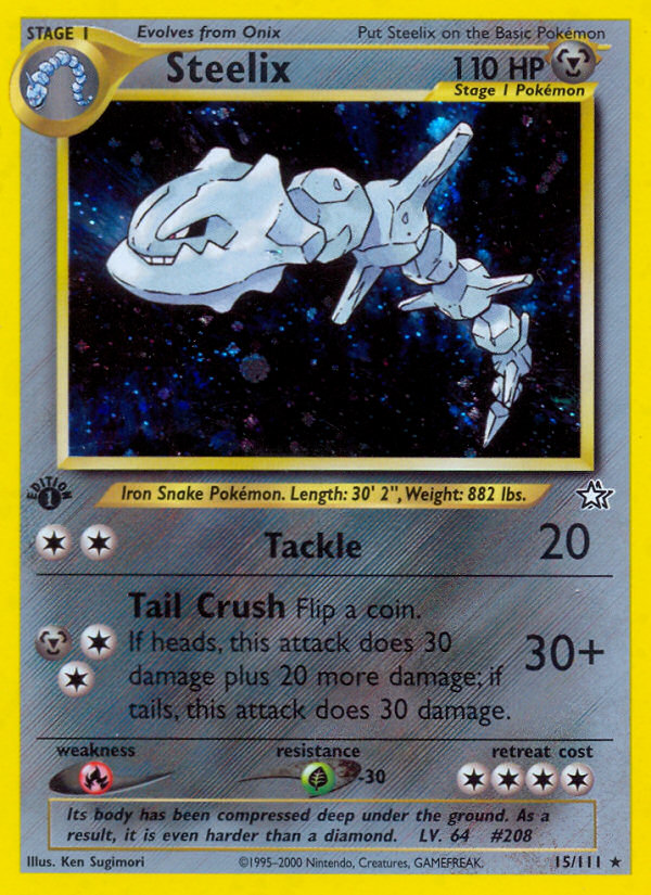 Steelix (15/111) [Neo Genesis 1st Edition] | Card Merchant Takapuna