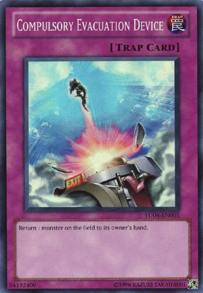 Compulsory Evacuation Device [TU04-EN005] Super Rare | Card Merchant Takapuna