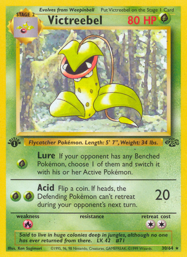 Victreebel (30/64) [Jungle 1st Edition] | Card Merchant Takapuna