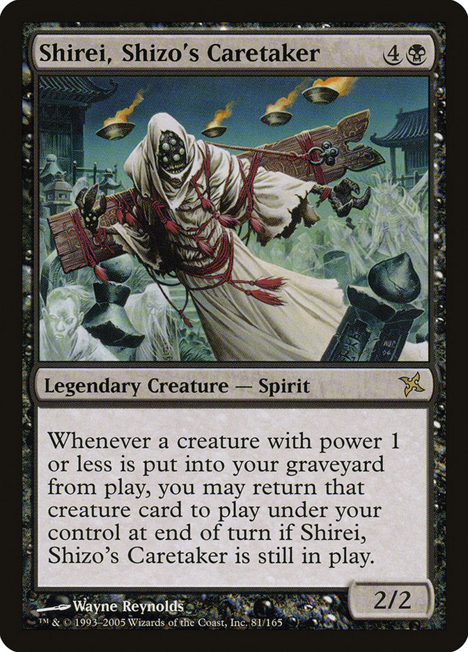 Shirei, Shizo's Caretaker [Betrayers of Kamigawa] | Card Merchant Takapuna