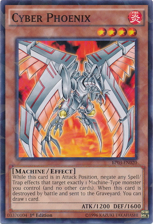 Cyber Phoenix [BP03-EN020] Shatterfoil Rare | Card Merchant Takapuna