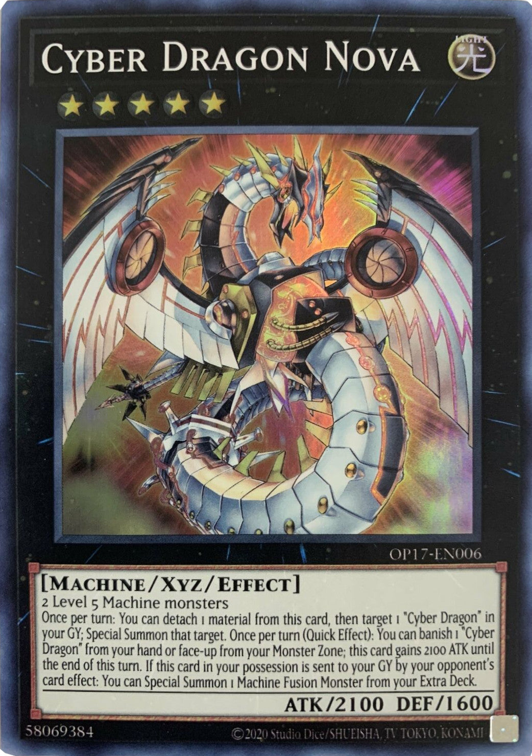 Cyber Dragon Nova [OP17-EN006] Super Rare | Card Merchant Takapuna