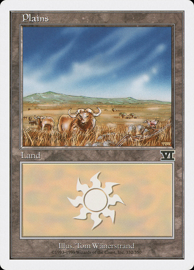 Plains (332) [Classic Sixth Edition] | Card Merchant Takapuna