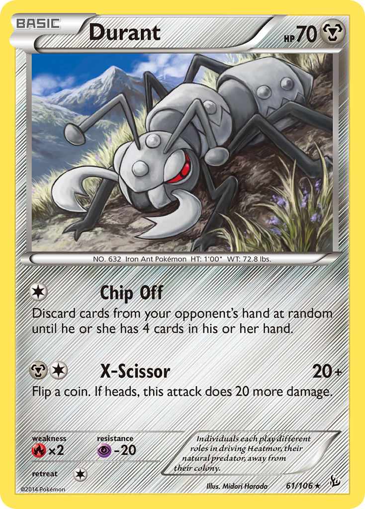 Durant (61/106) [XY: Flashfire] | Card Merchant Takapuna