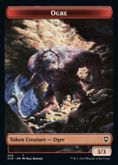 Boar // Ogre Double-Sided Token [Commander Legends: Battle for Baldur's Gate Tokens] | Card Merchant Takapuna