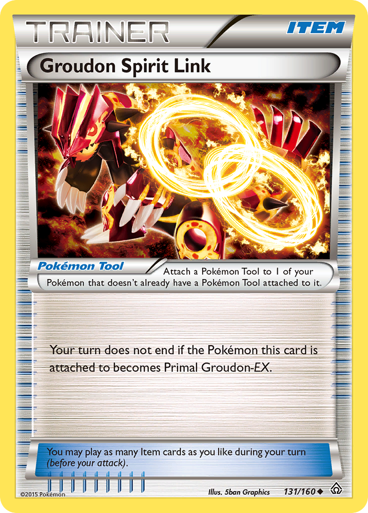 Groudon Spirit Link (131/160) [XY: Primal Clash] | Card Merchant Takapuna