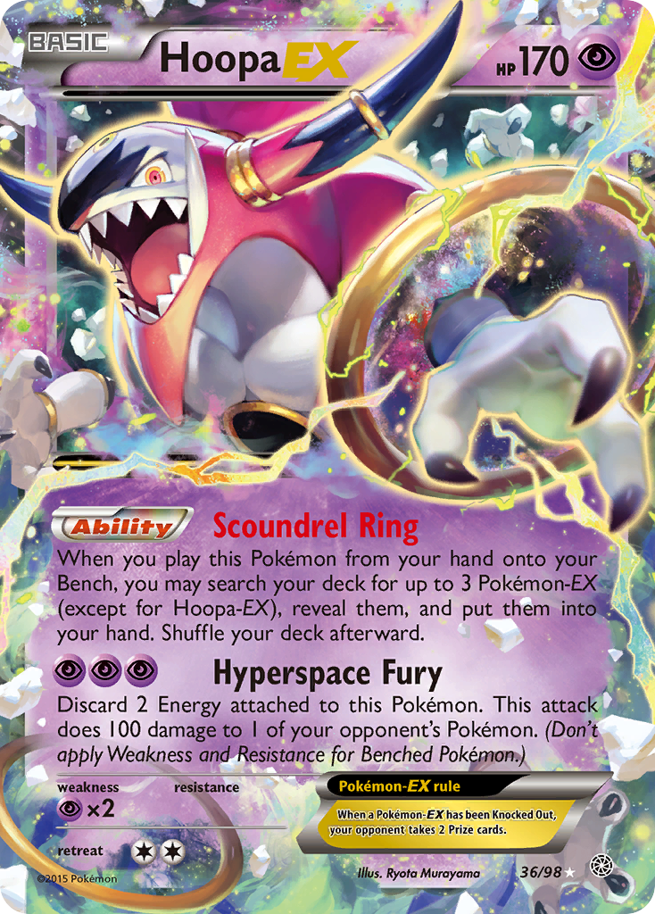 Hoopa EX (36/98) [XY: Ancient Origins] | Card Merchant Takapuna