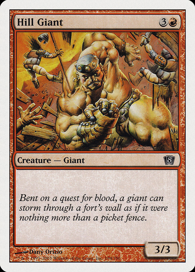 Hill Giant [Eighth Edition] | Card Merchant Takapuna