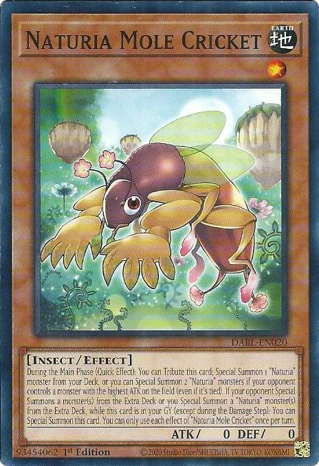 Naturia Mole Cricket [DABL-EN020] Common | Card Merchant Takapuna