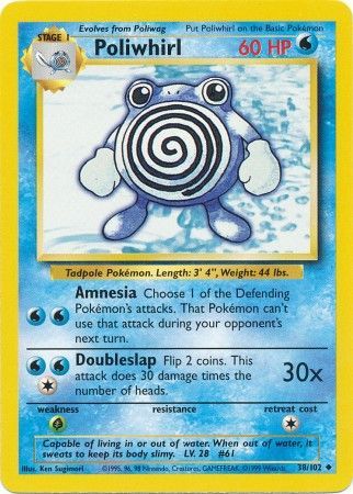 Poliwhirl (38/102) [Base Set Unlimited] | Card Merchant Takapuna