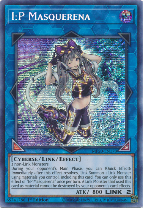 I:P Masquerena [MP20-EN178] Prismatic Secret Rare | Card Merchant Takapuna