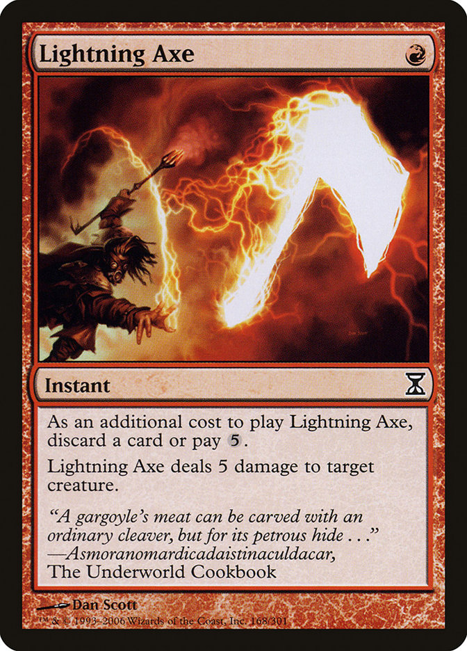 Lightning Axe [Time Spiral] | Card Merchant Takapuna