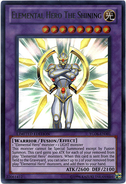 Elemental Hero The Shining [YG06-EN001] Ultra Rare | Card Merchant Takapuna