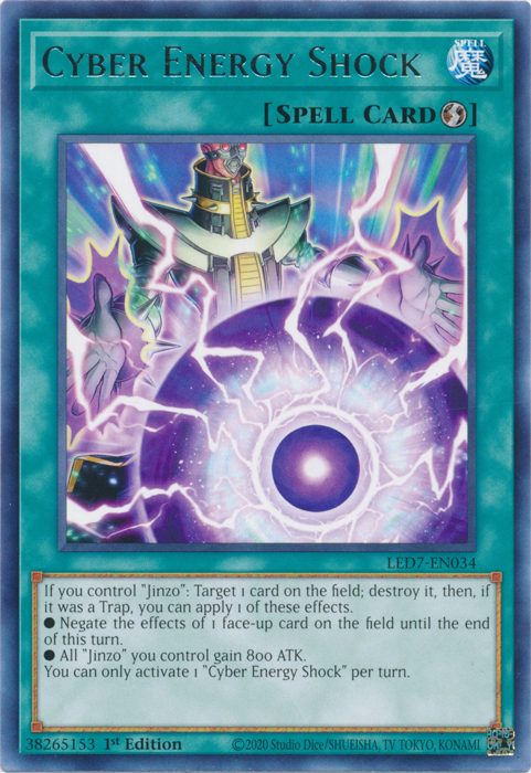 Cyber Energy Shock [LED7-EN034] Rare | Card Merchant Takapuna