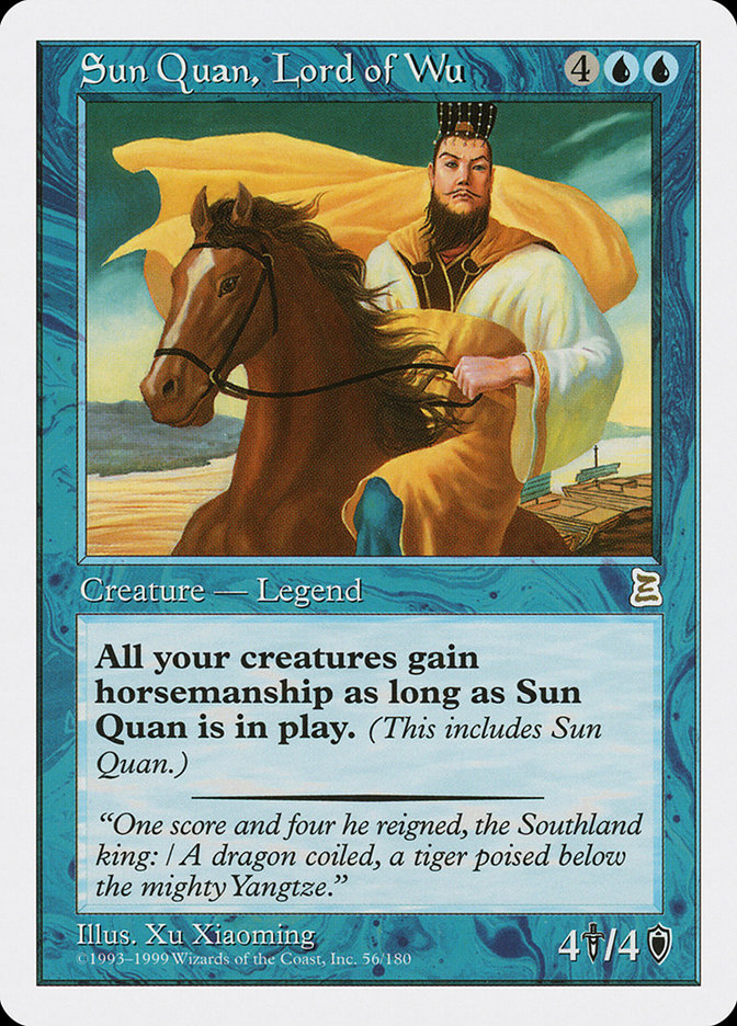 Sun Quan, Lord of Wu [Portal Three Kingdoms] | Card Merchant Takapuna