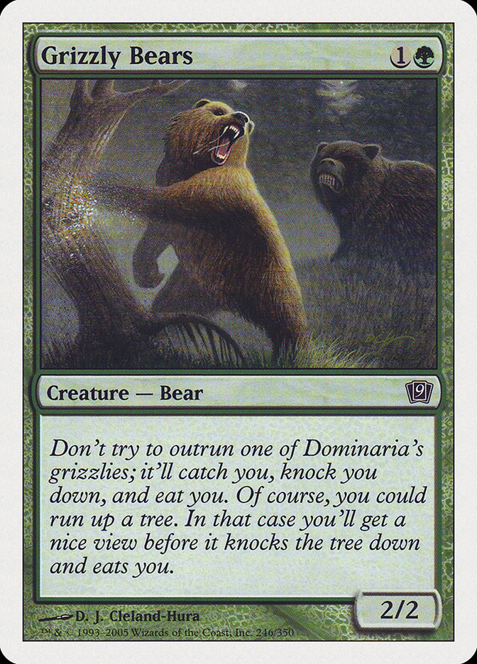 Grizzly Bears [Ninth Edition] | Card Merchant Takapuna