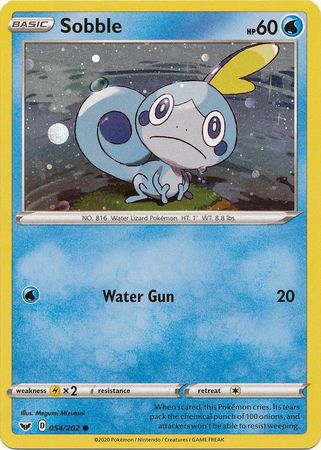 Sobble (054/202) (Cosmos Holo) [Sword & Shield: Base Set] | Card Merchant Takapuna