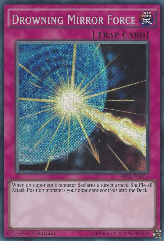 Drowning Mirror Force [SHVI-EN075] Secret Rare | Card Merchant Takapuna