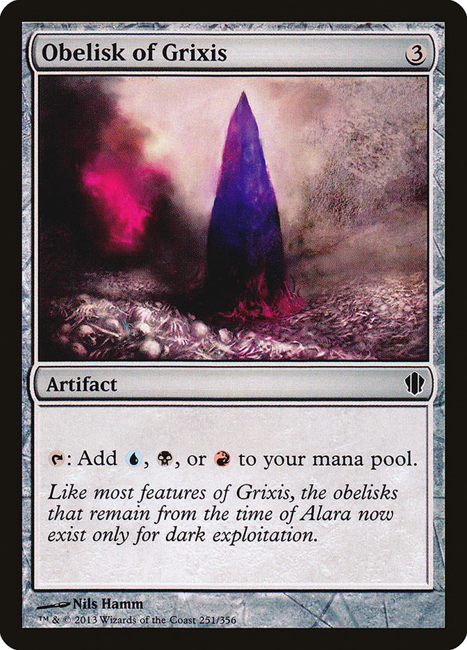 Obelisk of Grixis [Commander 2013] | Card Merchant Takapuna