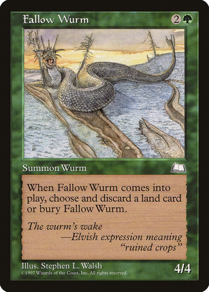 Fallow Wurm [Weatherlight] | Card Merchant Takapuna