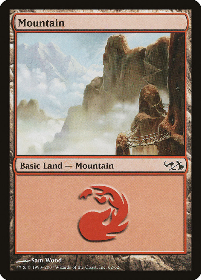 Mountain (62) [Duel Decks: Elves vs. Goblins] | Card Merchant Takapuna