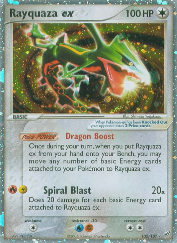 Rayquaza ex (102/107) [EX: Deoxys] | Card Merchant Takapuna