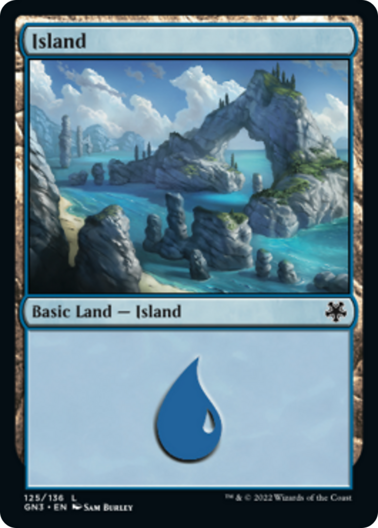 Island (125) [Game Night: Free-for-All] | Card Merchant Takapuna