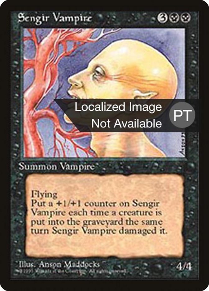 Sengir Vampire [Fourth Edition (Foreign Black Border)] | Card Merchant Takapuna