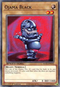 Ojama Black [SGX1-ENC03] Common | Card Merchant Takapuna