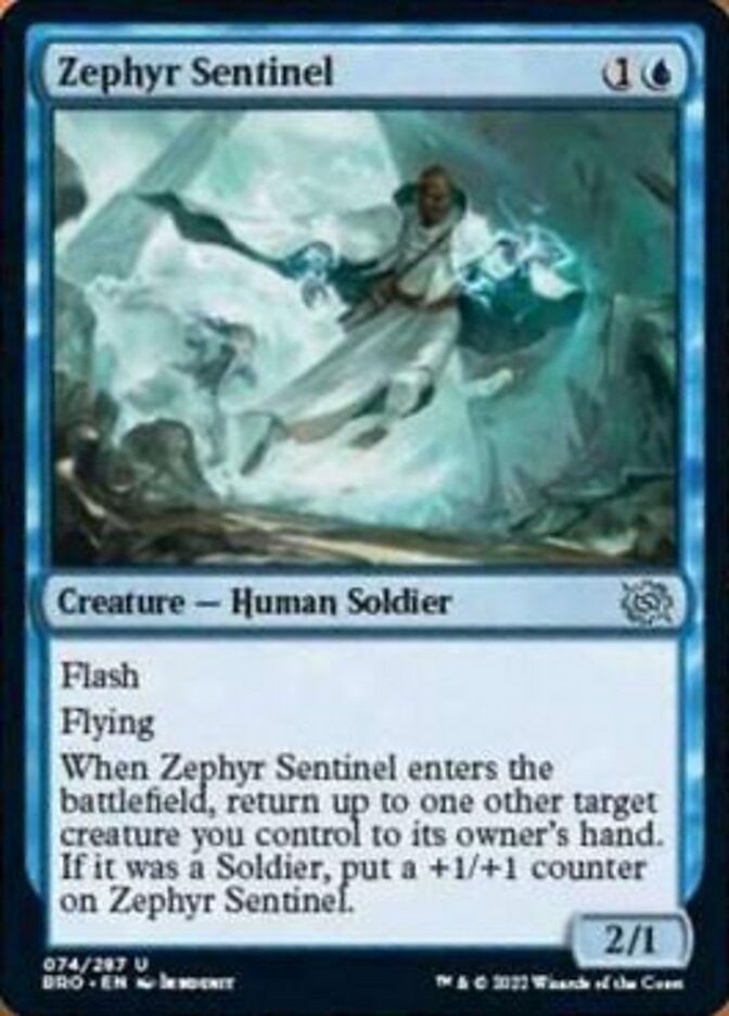 Zephyr Sentinel [The Brothers' War] | Card Merchant Takapuna