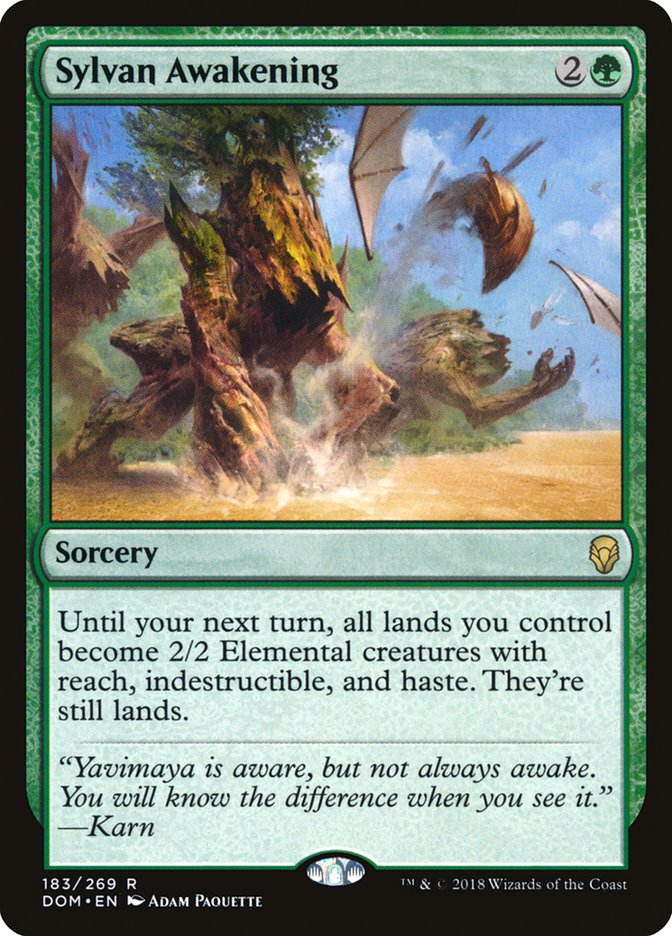 Sylvan Awakening [Dominaria] | Card Merchant Takapuna