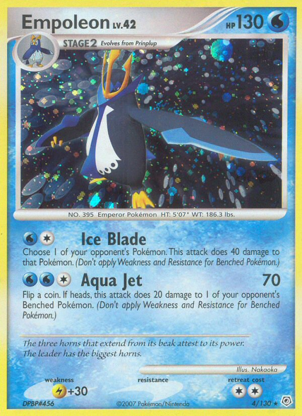 Empoleon (4/130) [Diamond & Pearl: Base Set] | Card Merchant Takapuna