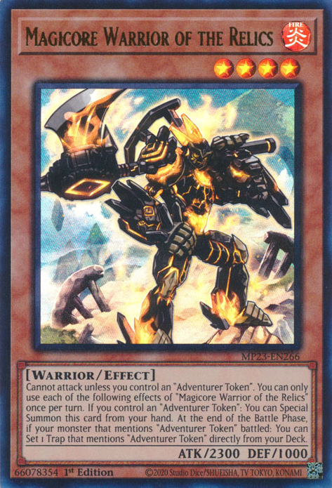 Magicore Warrior of the Relics [MP23-EN266] Ultra Rare | Card Merchant Takapuna