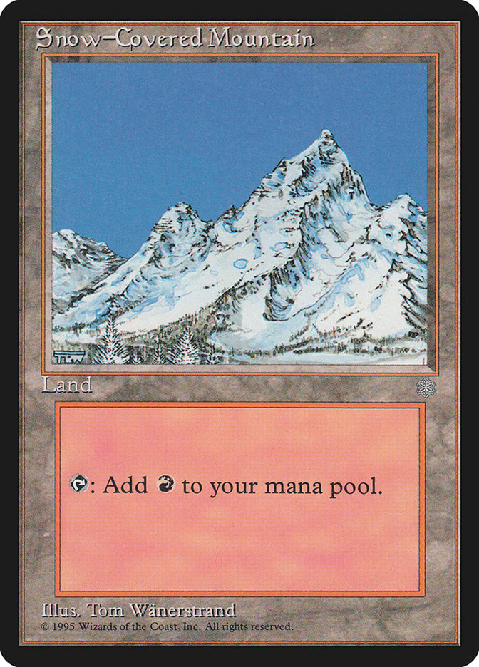 Snow-Covered Mountain [Ice Age] | Card Merchant Takapuna