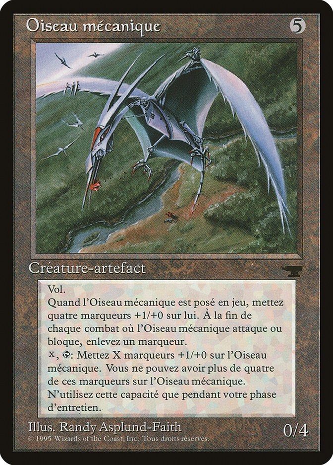 Clockwork Avian (French) - "Oiseau mecanique" [Renaissance] | Card Merchant Takapuna
