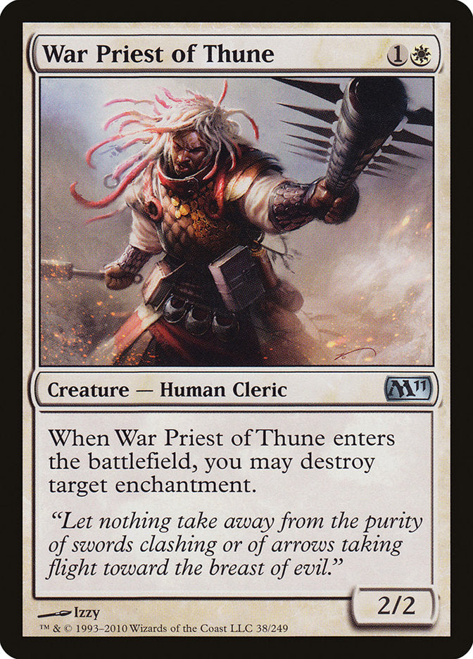 War Priest of Thune [Magic 2011] | Card Merchant Takapuna